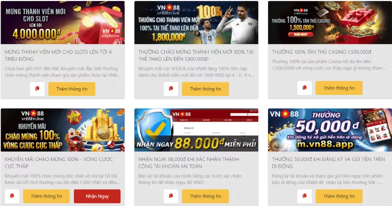 VN88 - Nhà cái lô đề VN88 - Hướng dẫn chơi xổ số Vn88 chi tiết nhất 3 chương trình khuyến mãi vn88