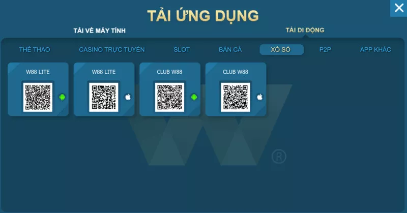 Nhà cái lô đề W88 - Địa chỉ chơi xổ số lô đề uy tín nhất Việt Nam hiện nay 8 Giao diện - Ứng dụng W88