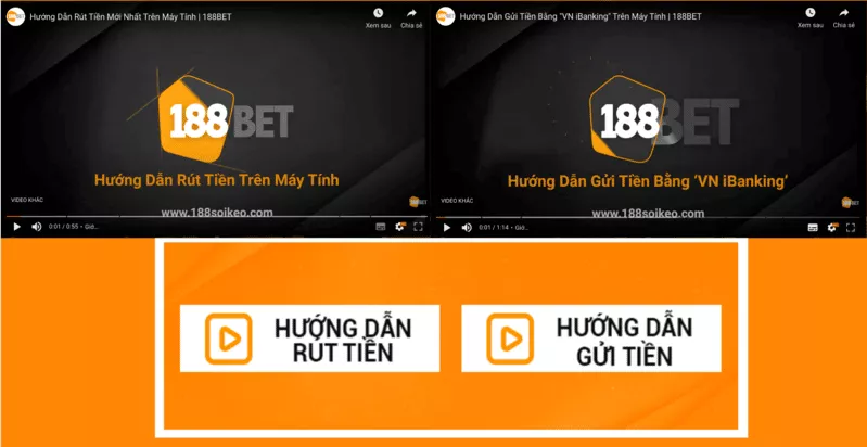 188Bet Xổ số online - Hướng dẫn chơi lô đề 188Bet chuẩn 7 Hệ thống nạp, rút tiền 188Bet