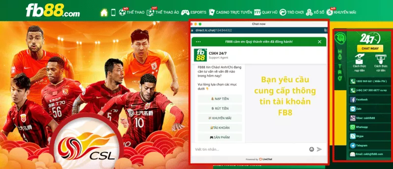Những Cách Nạp Tiền FB88 Đơn Giản và Nhanh Nhất 4 Lấy thông tin tài khoản ngân hàng của FB88