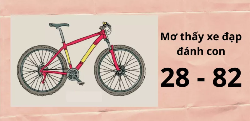 Giải mã giấc mơ thấy xe đạp và con số may mắn 2 Mơ thấy xe đạp đánh con 28 - 82
