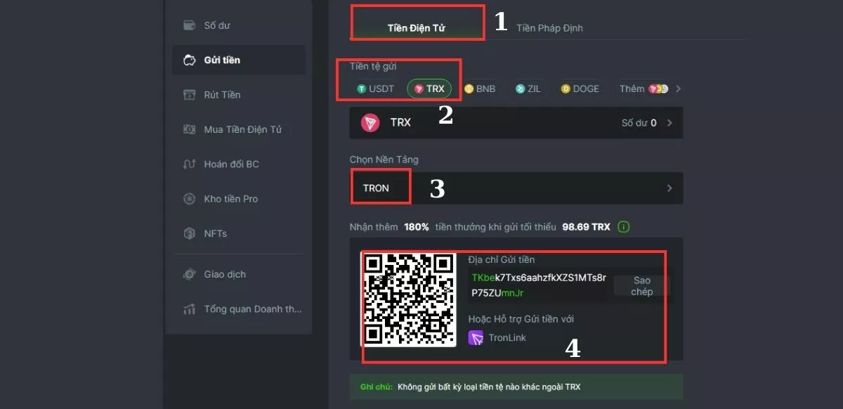 Nạp Tiền BC Game: Hướng Dẫn Gửi Nhanh Trong 3 Phút 4 Nạp tiền BC Game bằng tiền điện tử