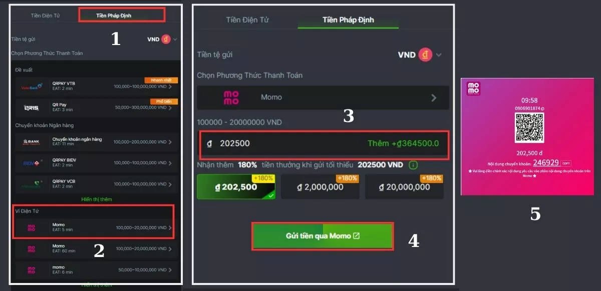 Nạp Tiền BC Game: Hướng Dẫn Gửi Nhanh Trong 3 Phút 5 Nạp tiền BC Game qua ví điện tử