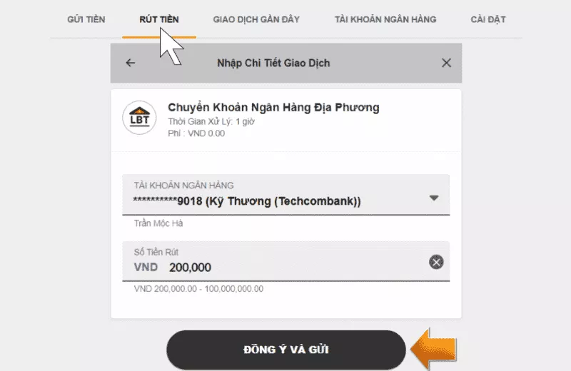 Cách rút tiền 188Bet về ngân hàng nhanh chóng và đơn giản 5 nhập thông tin rút tiền 188bet