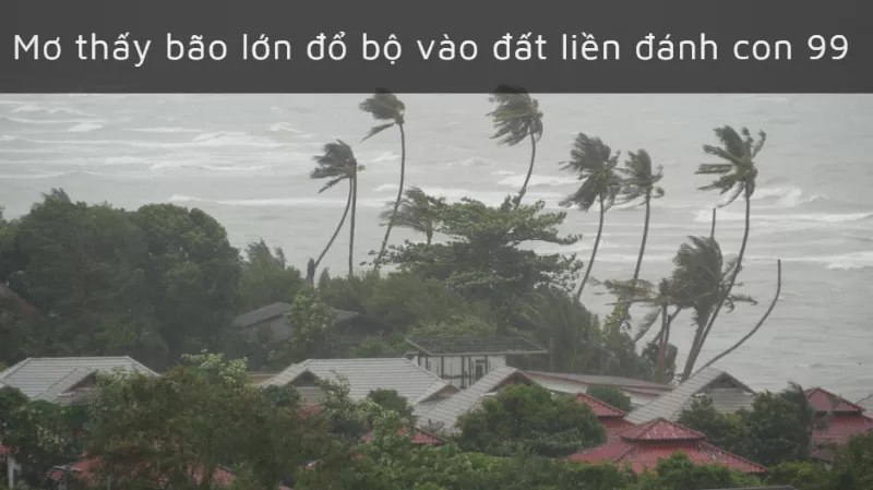 Giải mã giấc mơ thấy bão và con số may mắn đi kèm 4 mơ thấy bão lớn