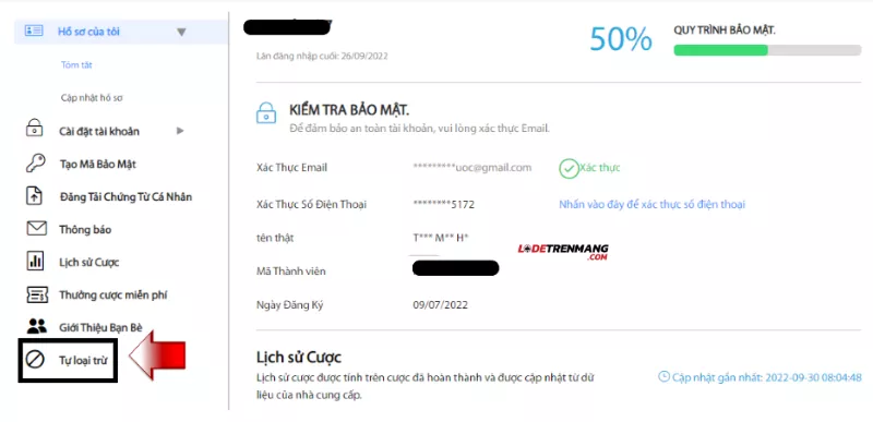 Hướng dẫn xóa tài khoản Fun88 chỉ với 2 bước đơn giản 4 xóa tài khoản Fun88 sử dụng tự loại trừ