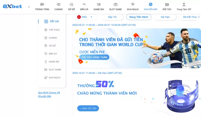 Nhà cái lô đề 8xBet - Hướng dẫn chơi lô đề 8Xbet dễ hiểu nhất 7 Khuyến mãi tại 8Xbet