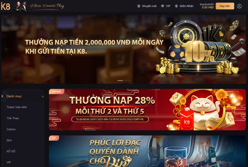 Nhà cái lô đề K8 - Link vào K8 chính thức để tham gia chơi lô đề 4 Khuyến mãi K8