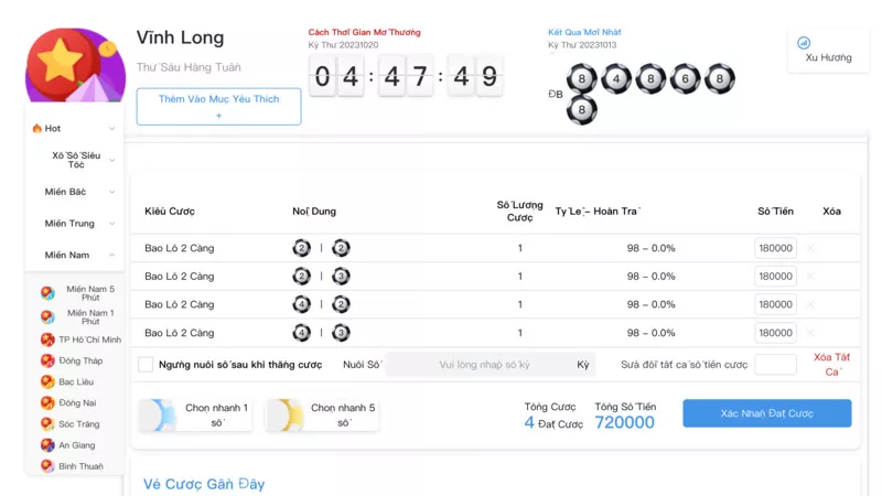 Nhà cái lô đề 8xBet - Hướng dẫn chơi lô đề 8Xbet dễ hiểu nhất 5 Xác nhận đặt cược lô đề 8Xbet