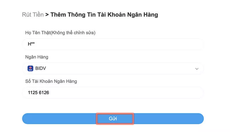 Hướng Dẫn Rút Tiền 8xBet An Toàn Về Tài Khoản Ngân Hàng 4 Cập nhật thông tin ngân hàng rút tiền 8xBet