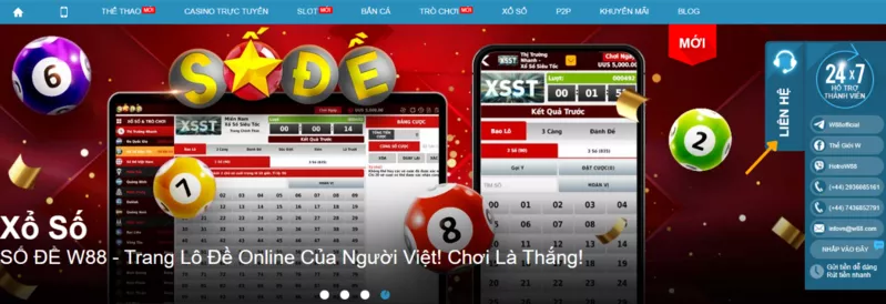 Cách chat trực tuyến W88 đơn giản và an toàn nhất 5 Chọn Liên hệ W88