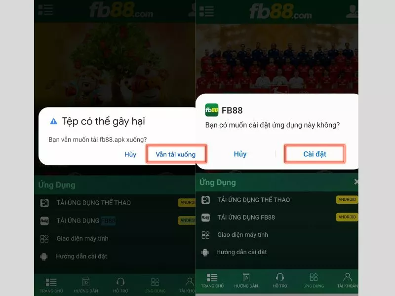 Tải Fb88: Hướng dẫn cài đặt ứng dụng trên điện thoại mới nhất 5 Cài đặt ứng dụng Fb88