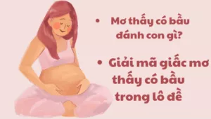 mơ thấy có bầu đánh con gì?