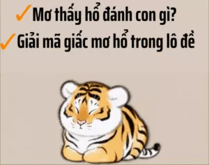 mơ thấy hổ